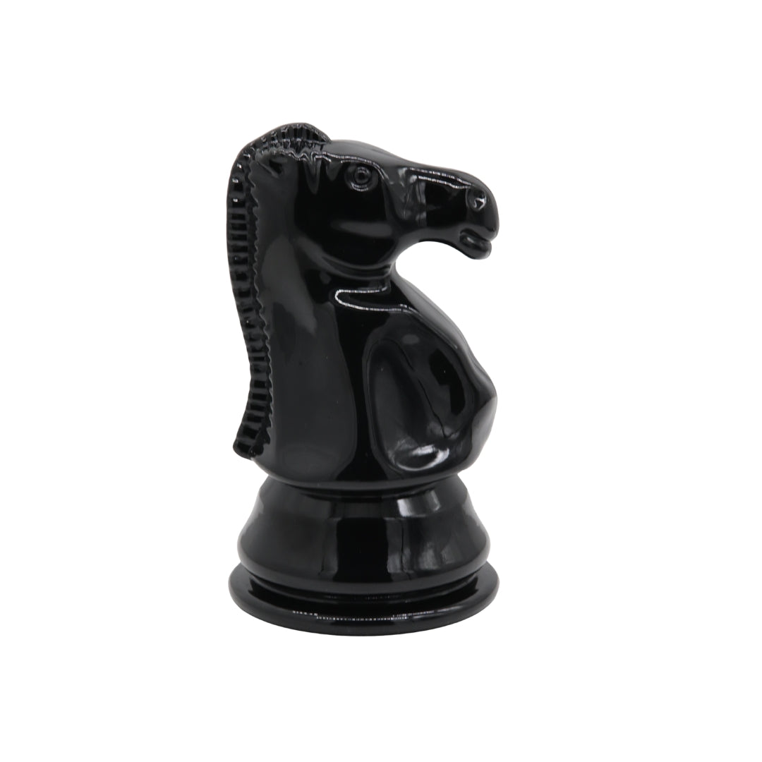 Giant plastic chess pieces black knight