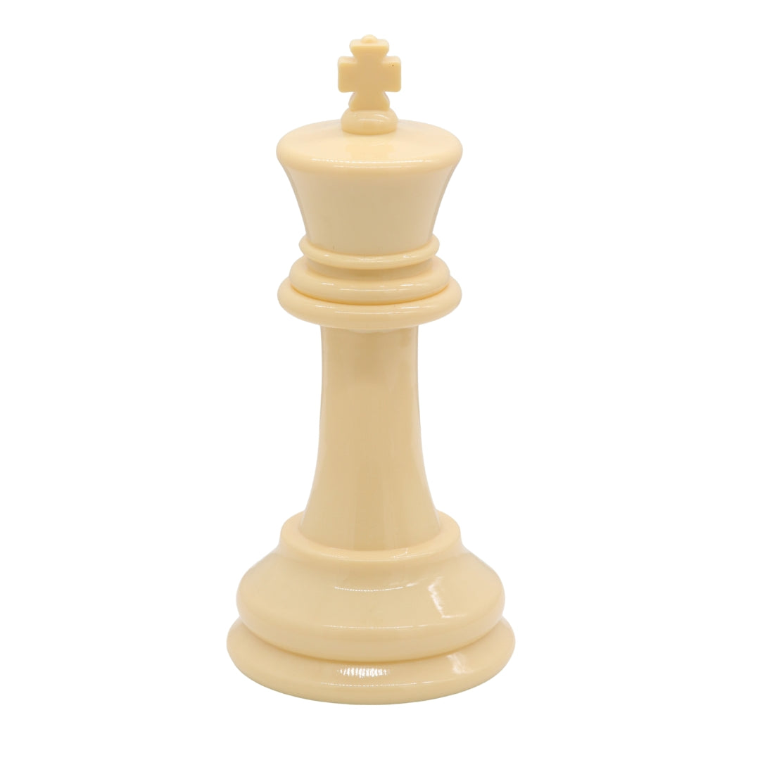 Giant plastic chess pieces 20cm white king