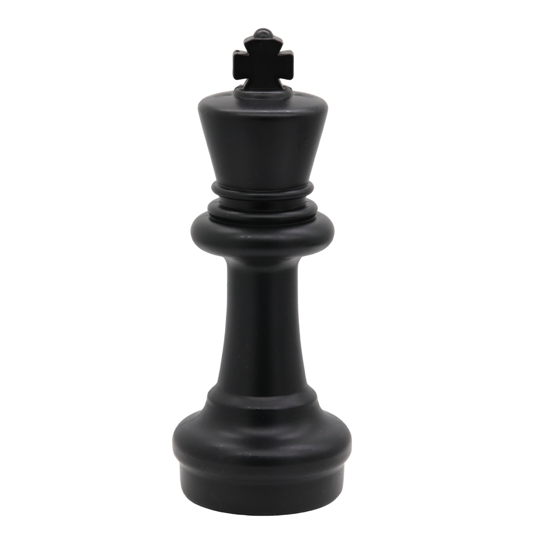Giant plastic chess pieces 30cm black king 