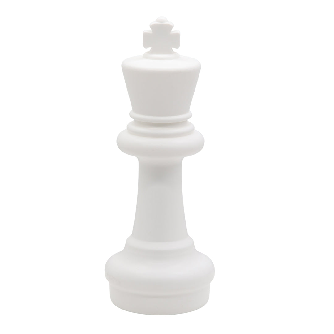 Giant plastic chess pieces 30cm white king 