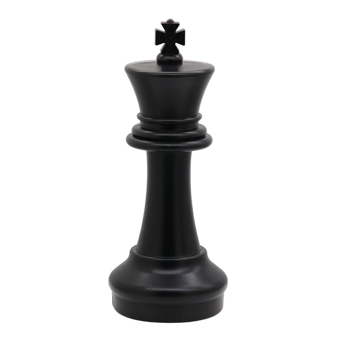 Giant plastic chess pieces 40cm black king 