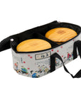Go Bowls & Stones Set with carry bag for bamboo bowls
