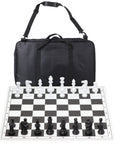 Hardback Folding Chess Set with Deluxe Canvas Bag | 57mm Squares