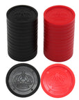 2-in-1 Garden Chess & Checkers Set | 20cm King