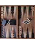 Backgammon | Walnut Replica | Black & Oak Points | 48 x 25cm | TXL1KK