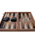 Backgammon | Walnut Replica | Black & Oak Points | 48 x 25cm | TXL1KK