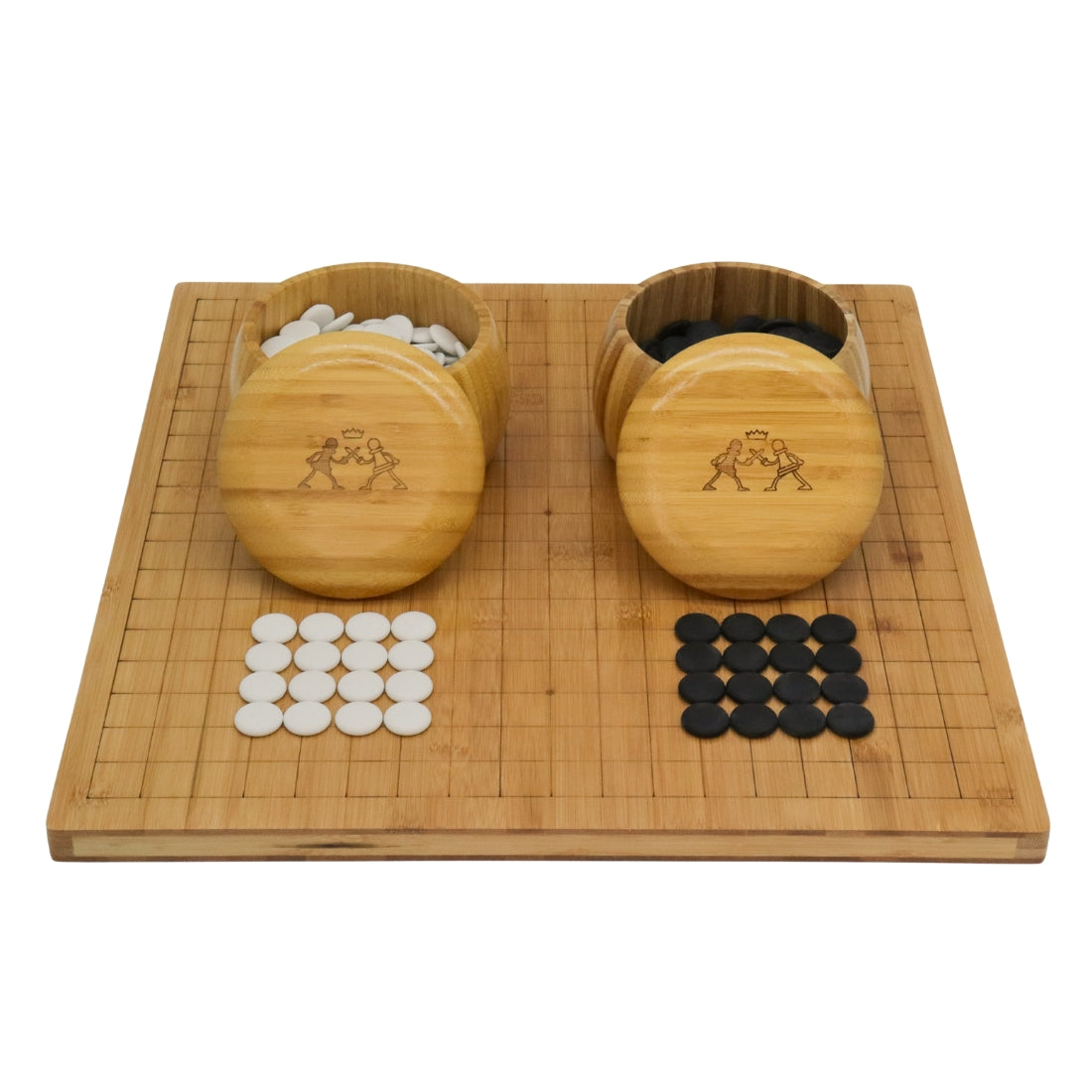 Go Set | Bamboo | Ceramic Stones