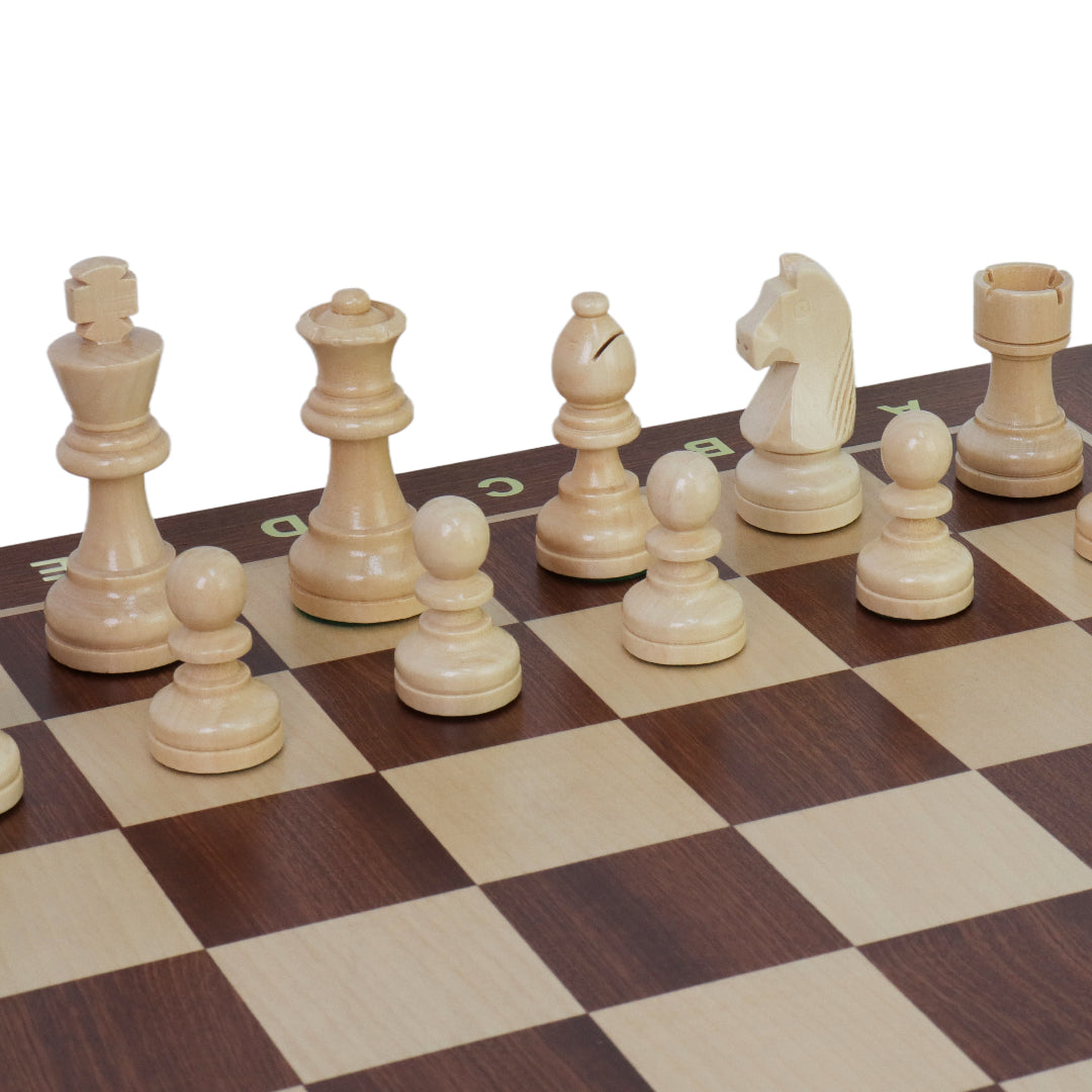 CLASSIC STAUNTON | Wooden Chess Pieces &amp; Board | 90mm King | 55mm Squares