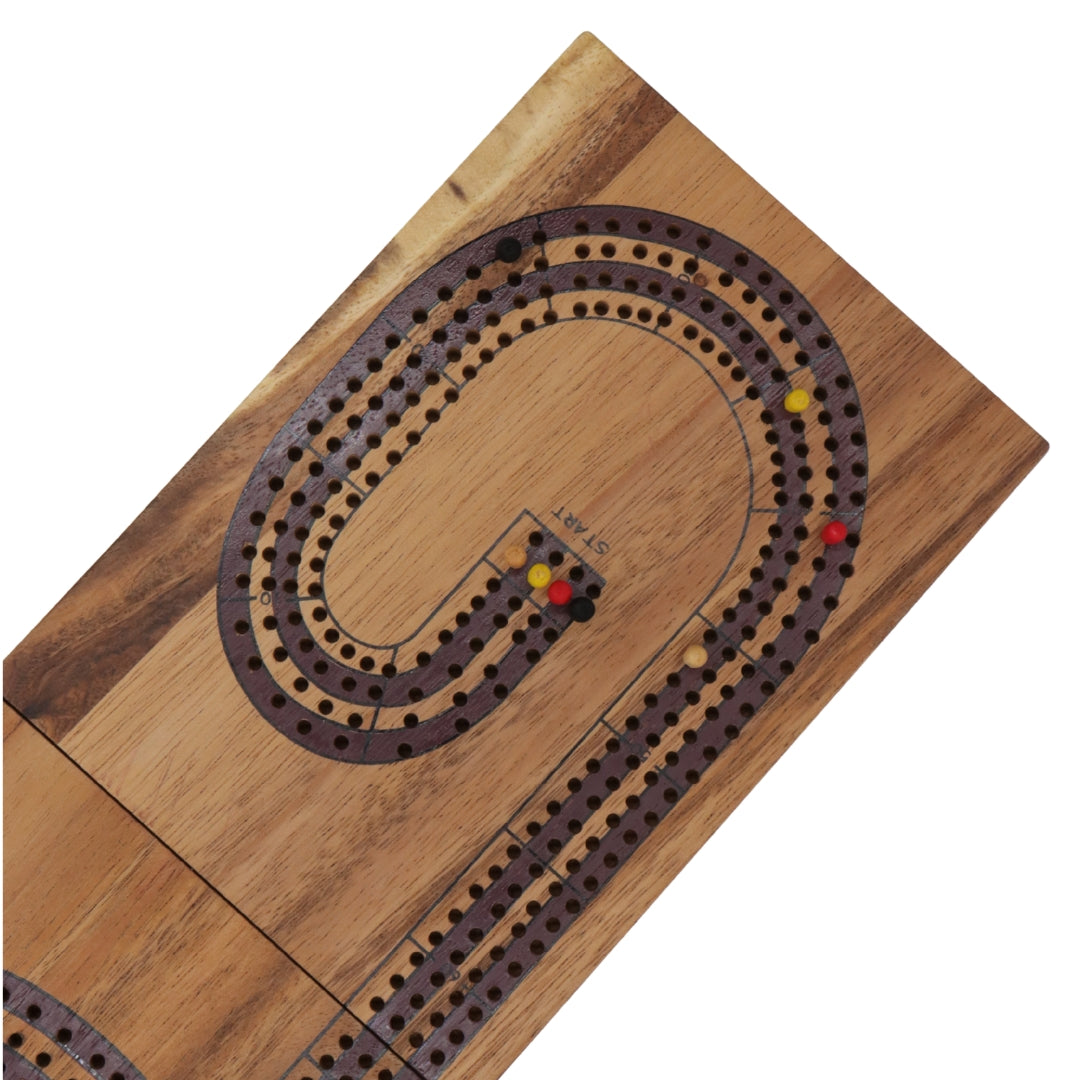 CRIBBAGE | 23 cm Board | Solid Wood – House of Chess