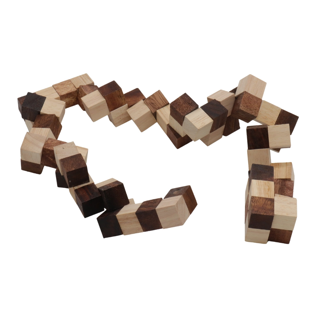 CUBE KING SNAKE | 80 cm | Solid Wood