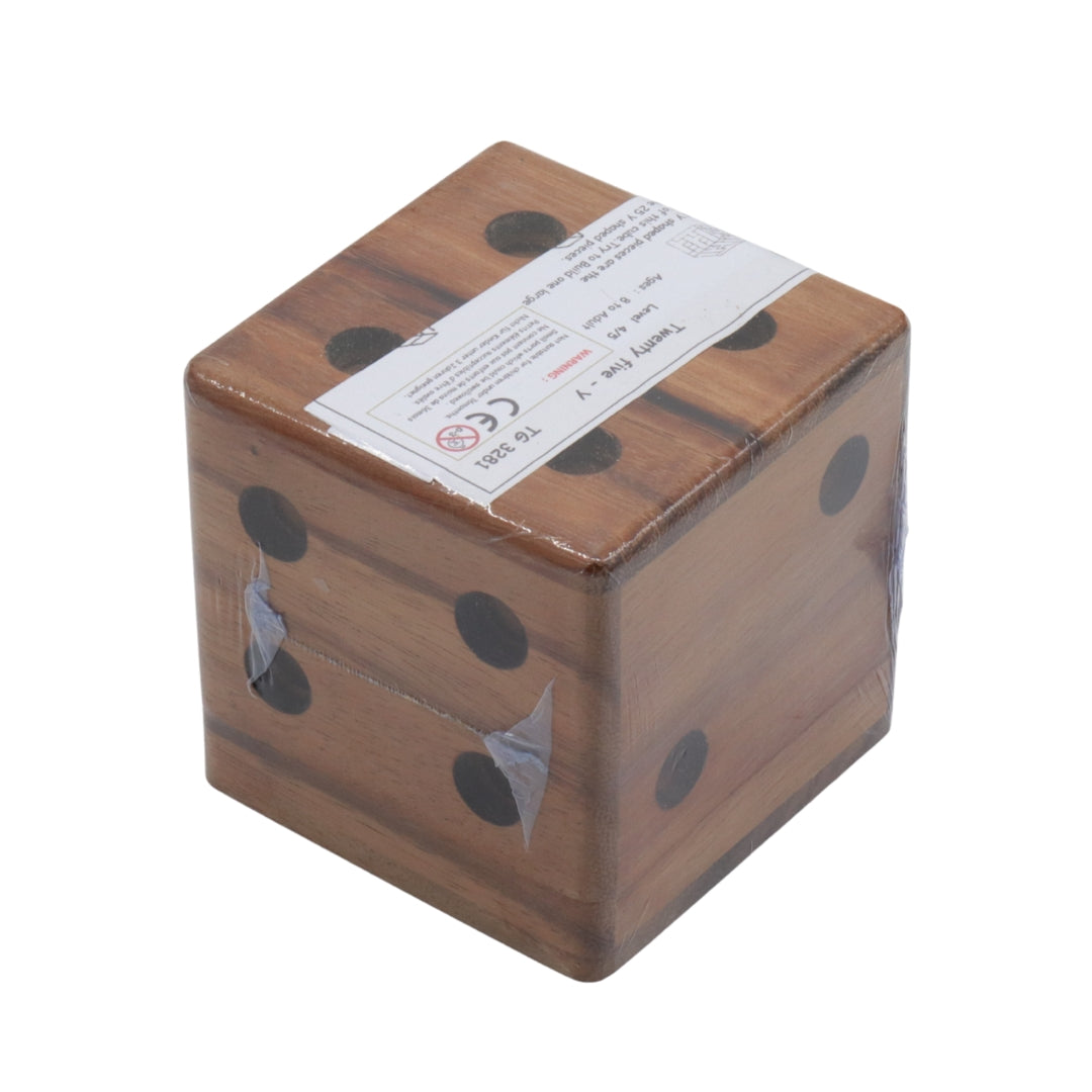 DICE BOX | 9 cm | Solid Wood | 25 pieces