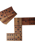 Dominoes in Box | 20 x 10cm Blocks | Solid Blackwood