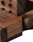 FOUR IN A ROW 2D | 16cm | Wood | Red & Blue balls