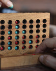 FOUR IN A ROW 2D | 16cm | Wood | Red & Blue balls