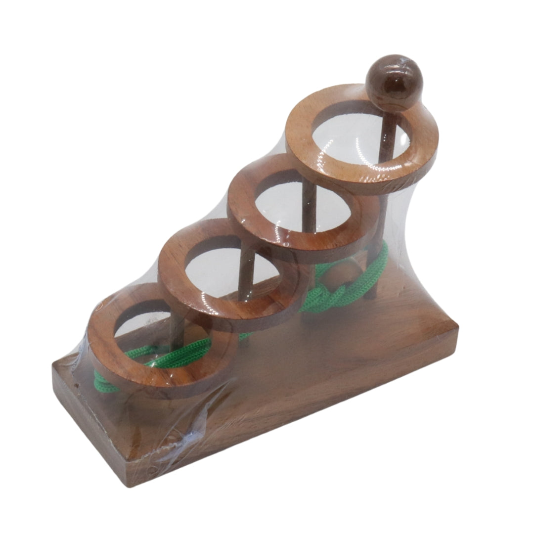HOOP PUZZLE | Solid Wood &amp; Rope