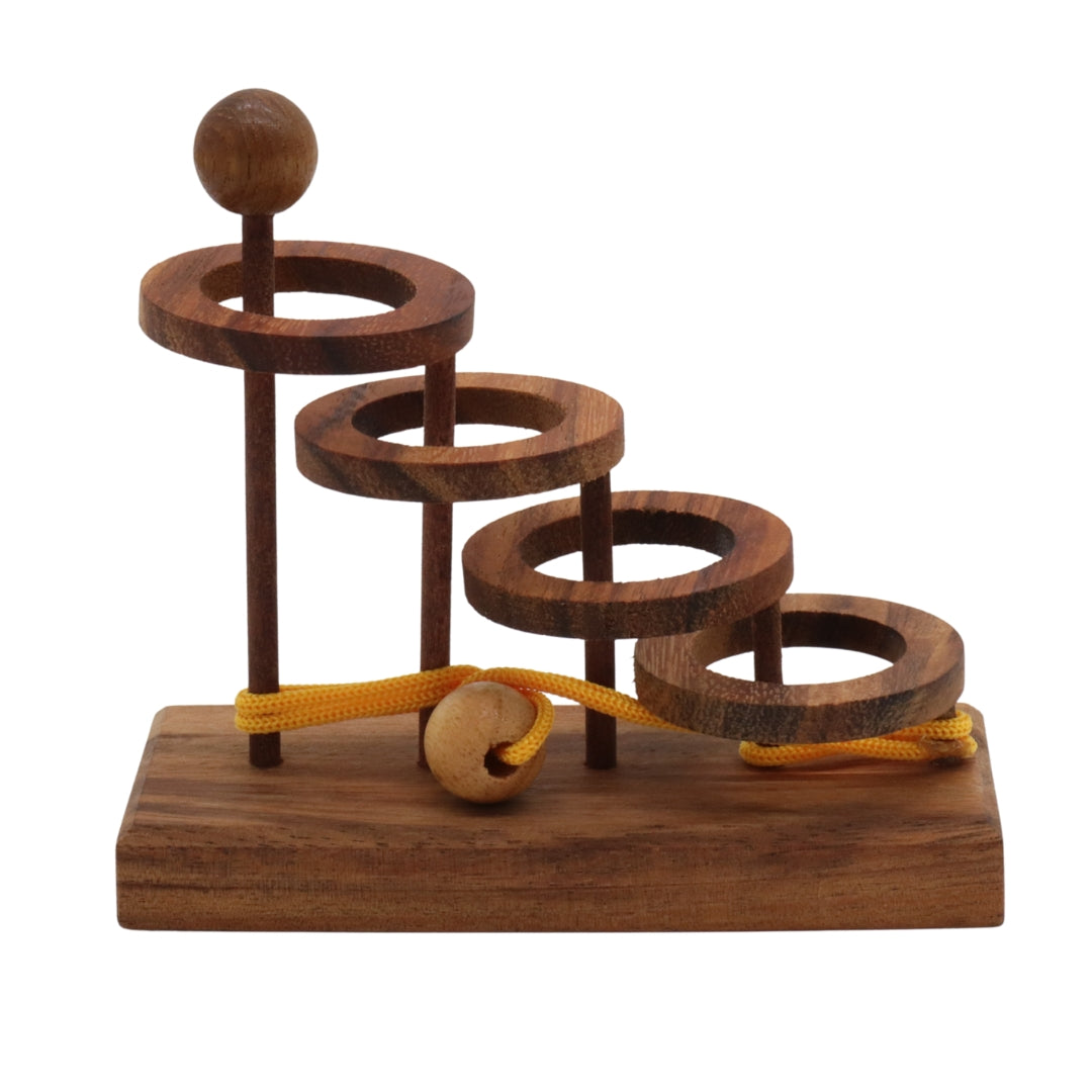 HOOP PUZZLE | Solid Wood &amp; Rope