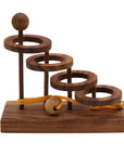 HOOP PUZZLE | Solid Wood & Rope