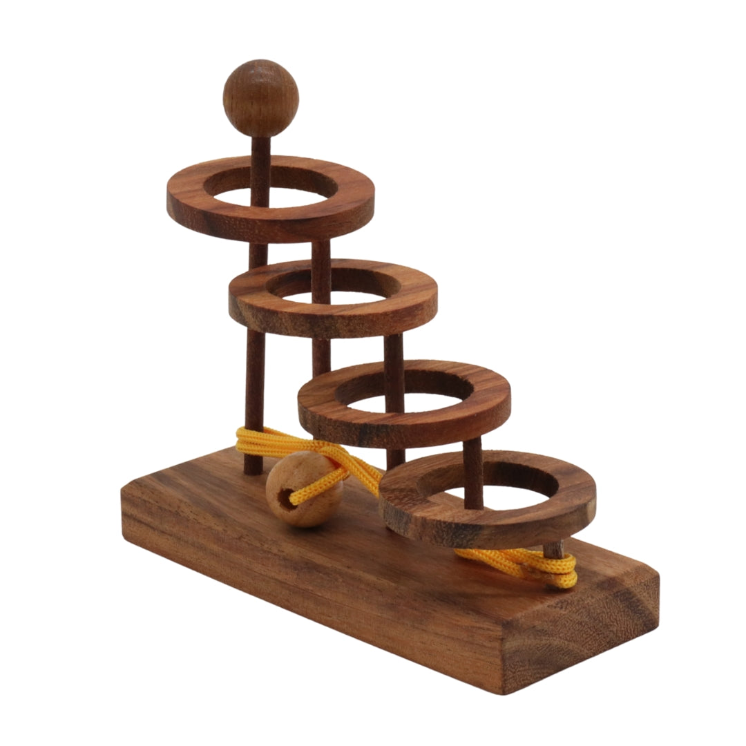 Loop Puzzle Ropes HOOP PUZZLE | Solid Wood & Rope – House of Chess