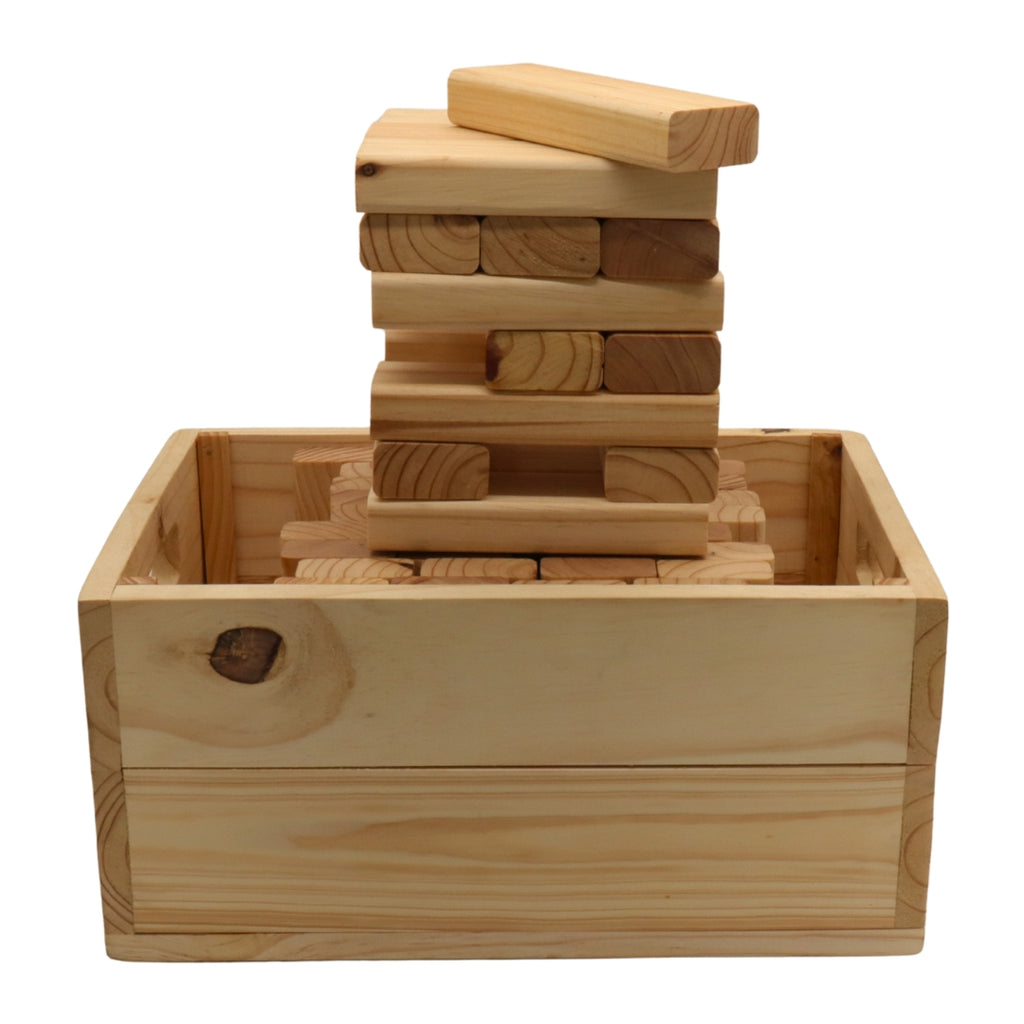 J'BLOX | 22 x 7cm Blocks | in Box | Solid Wood – House of Chess
