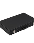 Leatherette Backgammon in Case With Side Racks | 38cm