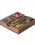LUDO | 16cm | Monkeypod Wood | 4 Players