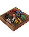 LUDO | 18 cm | Solid Wood | 6 Players