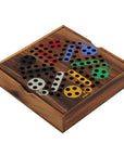 LUDO | 18 cm | Solid Wood | 6 Players