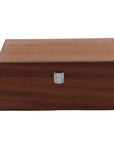 MAHOGANY | Wooden Chess Piece Box | Large