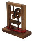 MOUSE STAND | Solid Wood & Rope