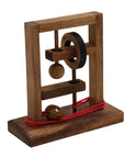 MOUSE STAND | Solid Wood & Rope