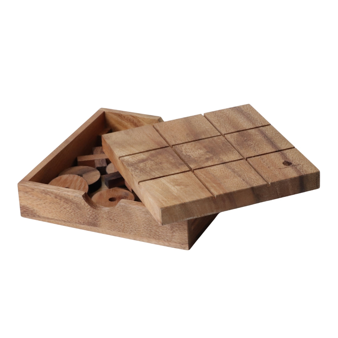 Noughts &amp; Crosses | 14cm | Solid Wood