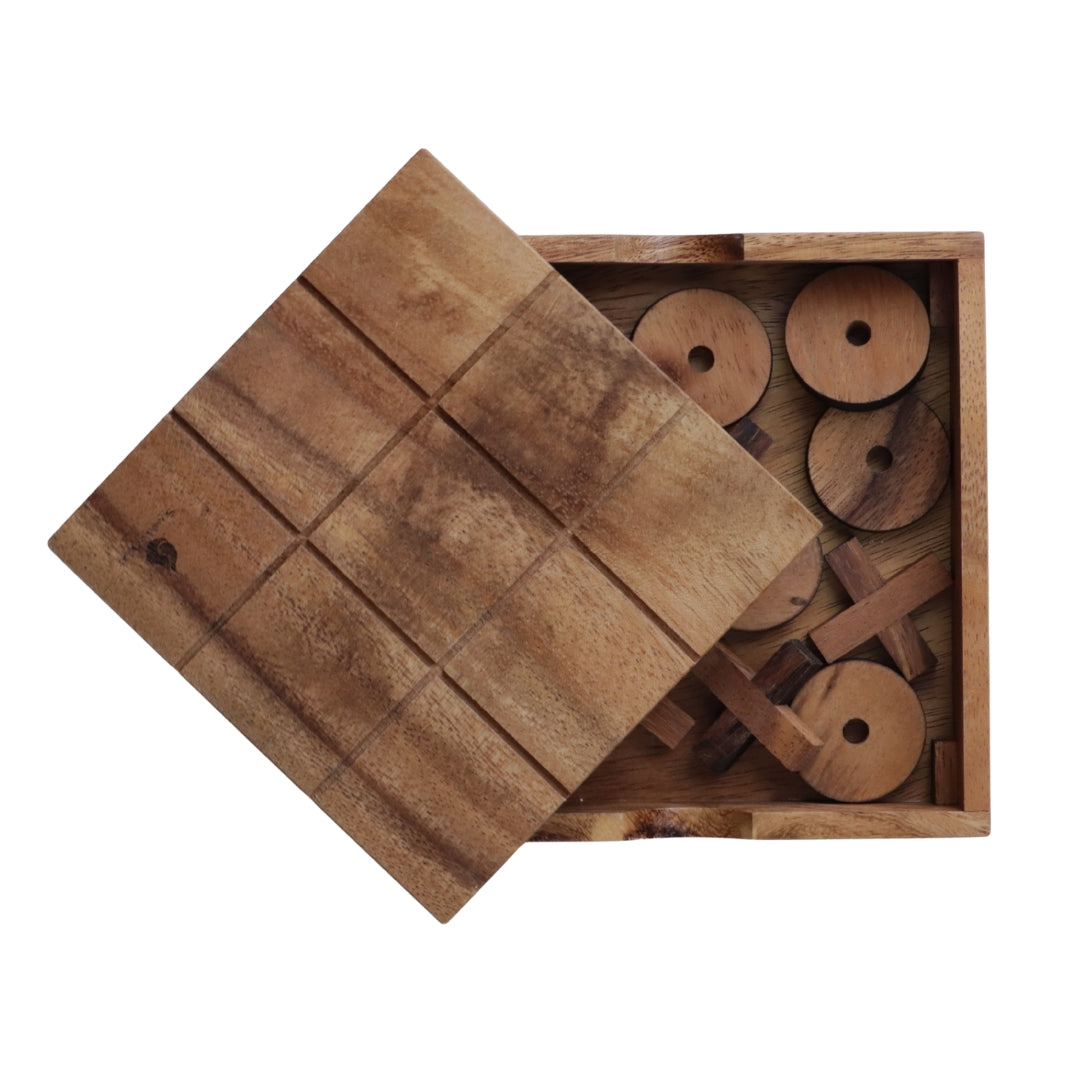 Noughts &amp; Crosses | 14cm | Solid Wood
