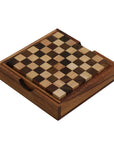 PENTOMINO CHESS BOARD | 14 cm | Solid Wood | 13 Pieces