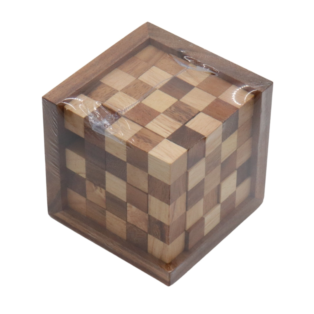 PENTOMINO CHESS CUBE | 8 cm | Solid Wood | 25 Pieces
