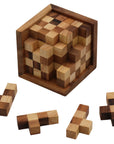 PENTOMINO CHESS CUBE | 8 cm | Solid Wood | 25 pieces