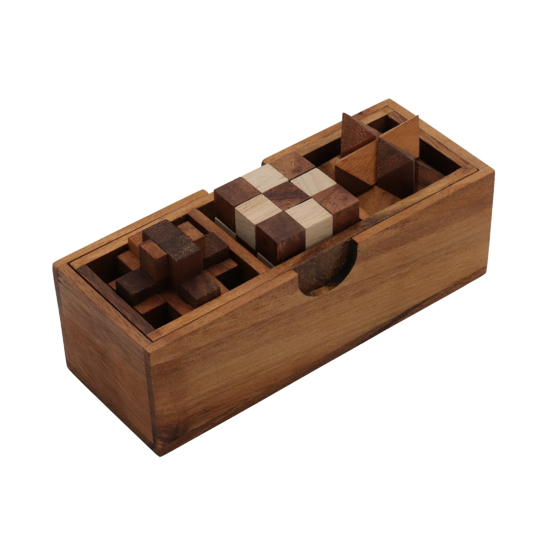 PUZZLE SET of 3 | Star Puzzle, Snake Cube, Demon Cube