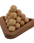 PYRAMID BALL | 145mm | Solid Wood