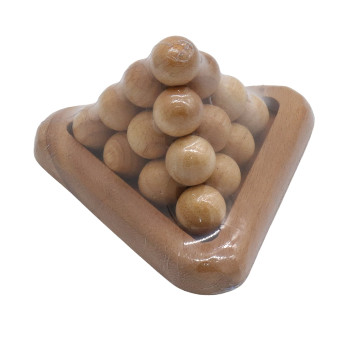 PYRAMID BALL | 145mm | Solid Wood