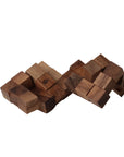 CUBE SERPENT | 57 mm | Monkeypod Wood