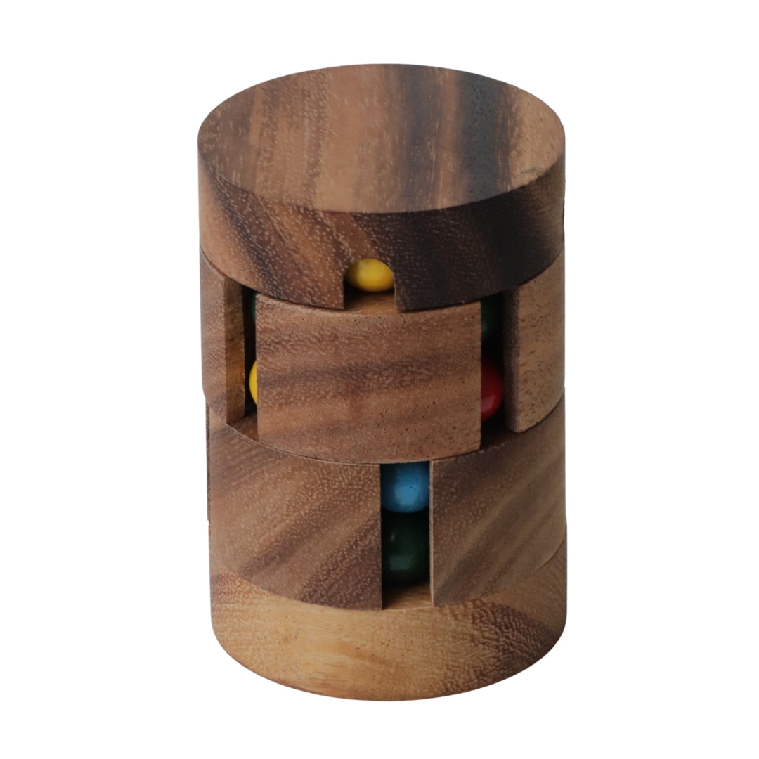 SPINNING DRUM | 10 cm | Monkeypod Wood