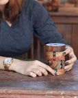 SPINNING DRUM | 10 cm | Monkeypod Wood