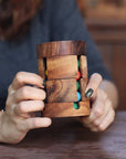 SPINNING DRUM | 10 cm | Monkeypod Wood