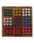 SUDOKU | 13 cm board | Multi colour | Solid wood