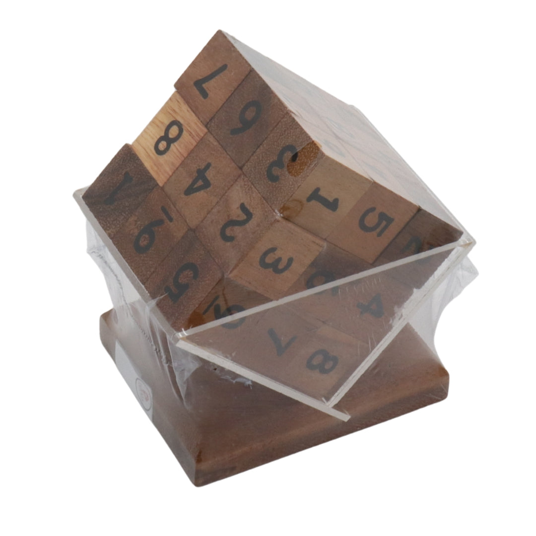 SUDOKU | 8 cm | 3D Cube | Solid Wood