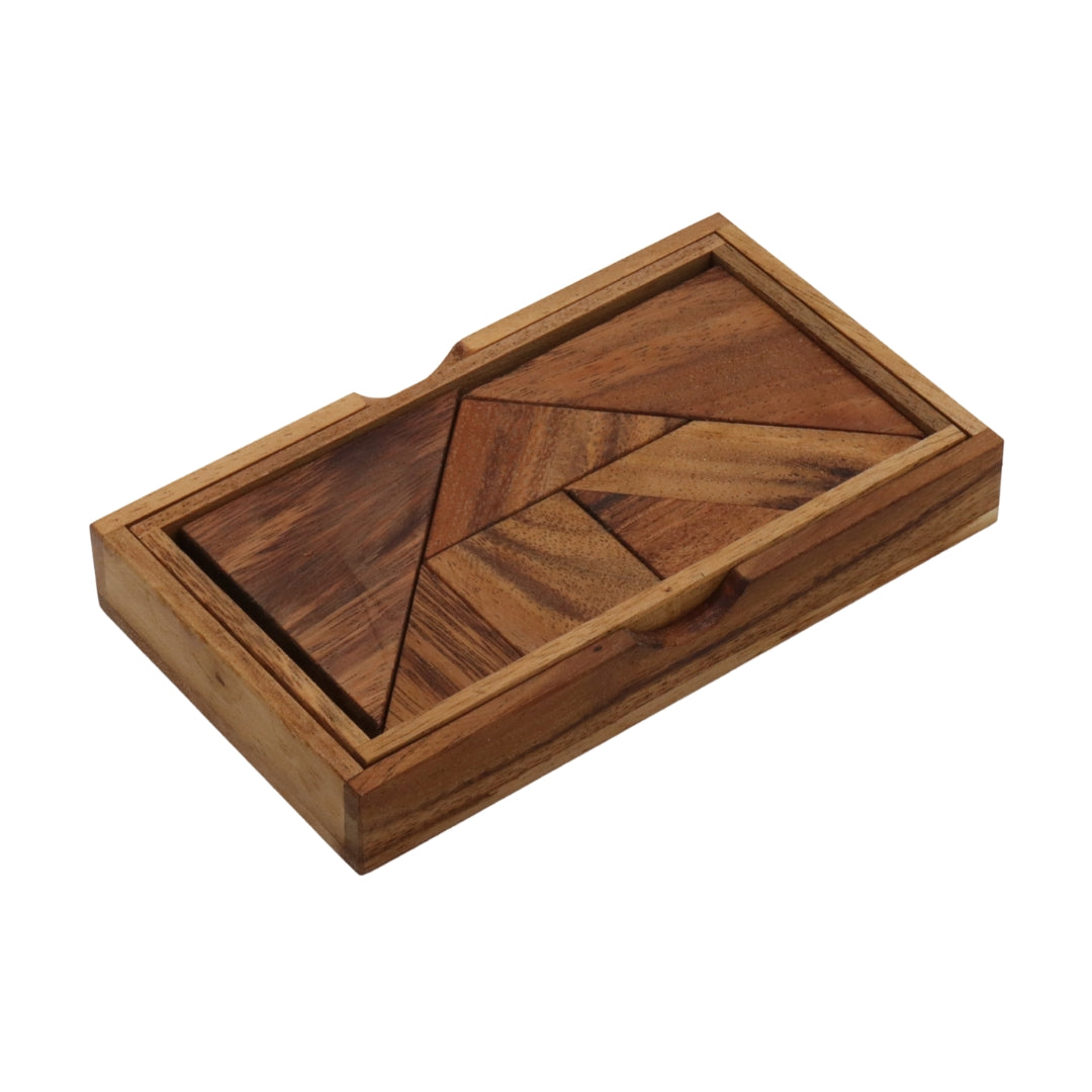 TANGRAM RECTANGULAR | 16mm Board | Solid Wood | 7 Pieces