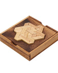 TANGRAM STAR | 13cm | Solid Wood | 12 Pieces