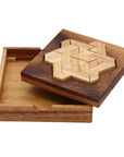 TANGRAM STAR | 13cm | Solid Wood | 12 Pieces