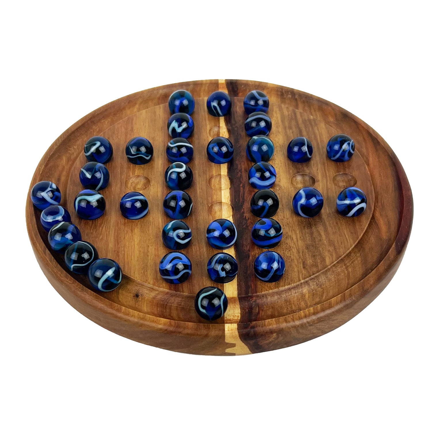 Wooden Solitaire game | Kiaat