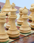 MEGHDOOT Wooden Chess Set with Rosewood & Mother of Pearl Beech Board | 42mm Squares