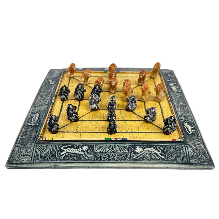 Morabaraba | Lion & Zebra – House of Chess